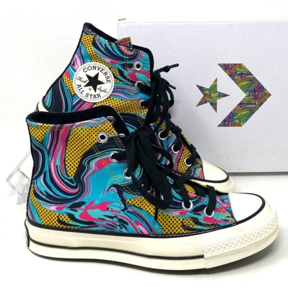 Converse Shoes - Converse CHUCK 70 Marbled All Star High Top Multicolor Canvas Women Size A00421C
